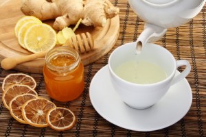 Ginger Lemon Honey Tea